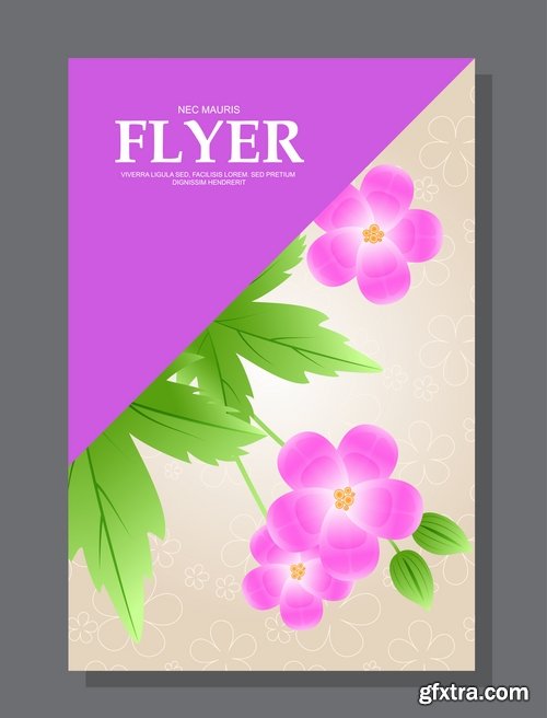 Collection banner poster flyer cover pattern vector image 25 EPS