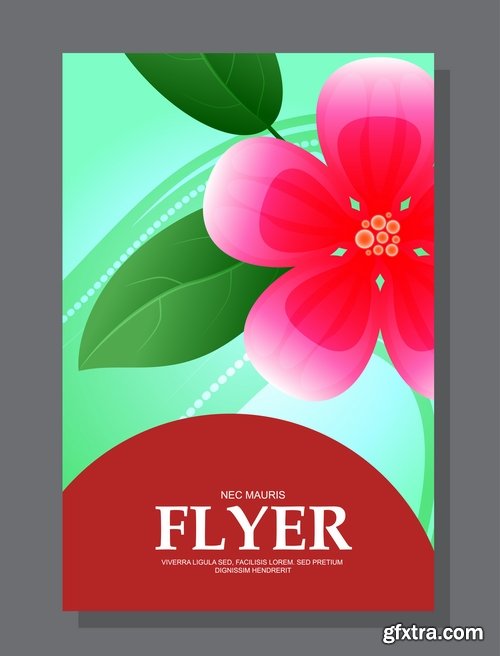 Collection banner poster flyer cover pattern vector image 25 EPS