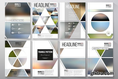 Business Templates for Brochure & Flyer 6 - 25xEPS