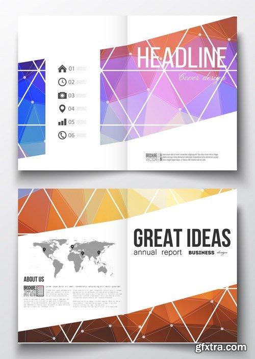 Business Templates for Brochure & Flyer 6 - 25xEPS