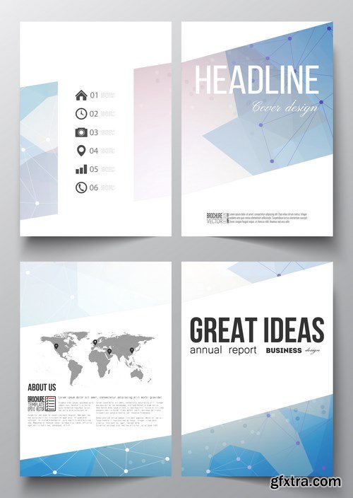 Business Templates for Brochure & Flyer 6 - 25xEPS