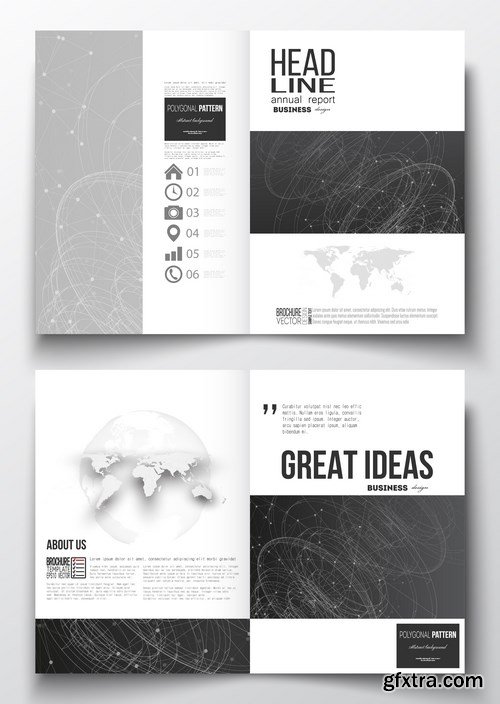 Business Templates for Brochure & Flyer 6 - 25xEPS