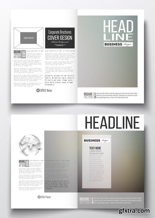 Business Templates for Brochure & Flyer 6 - 25xEPS