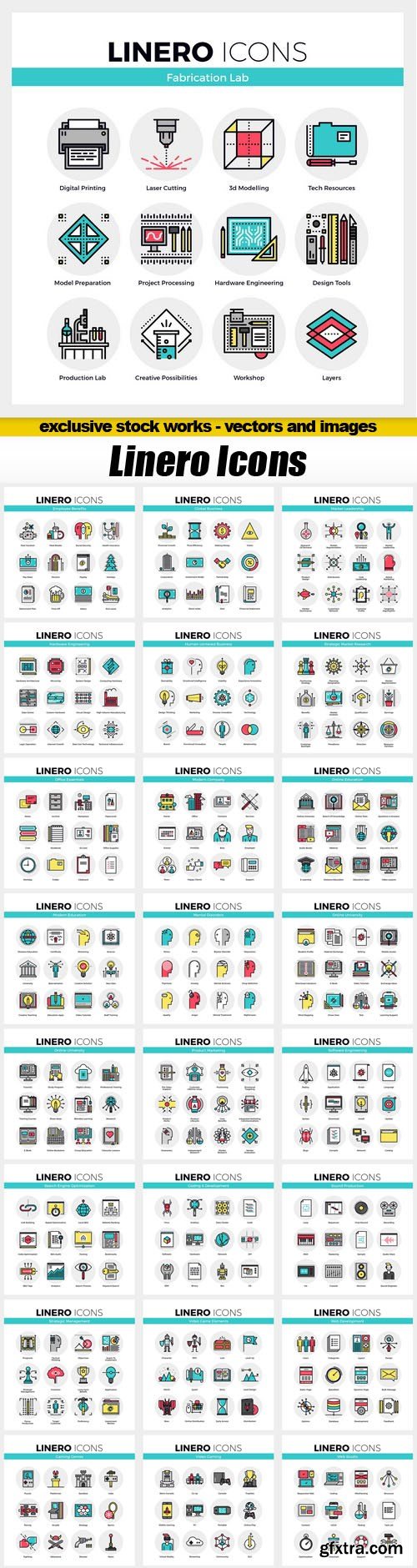 Linero Icons - 25xEPS