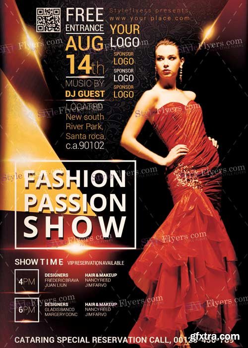 Fassion Passion V5 PSD Flyer Template