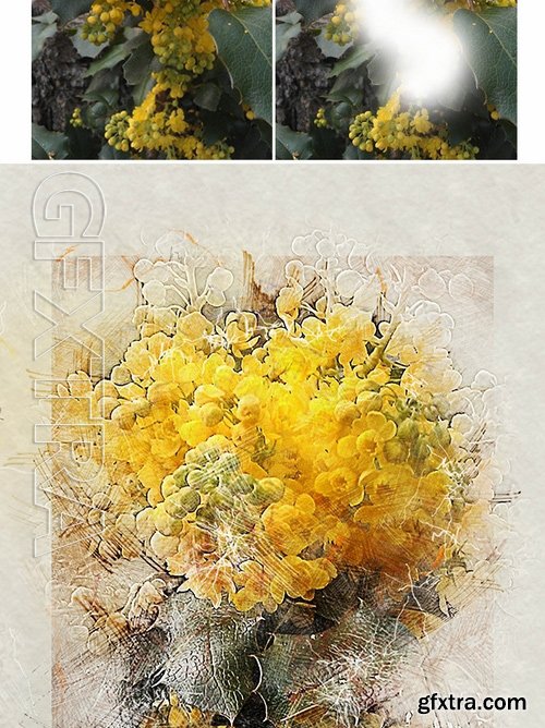 GraphicRiver - Soft Colored Pencil Photoshop Action 17485012