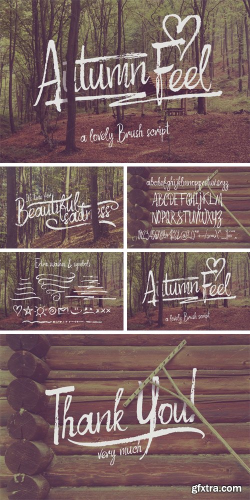 CM 826113 - Autumn Feel Font