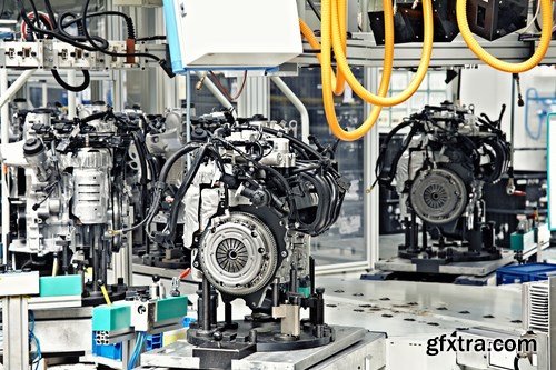 Robots in a car plant - 25 UHQ JPEG