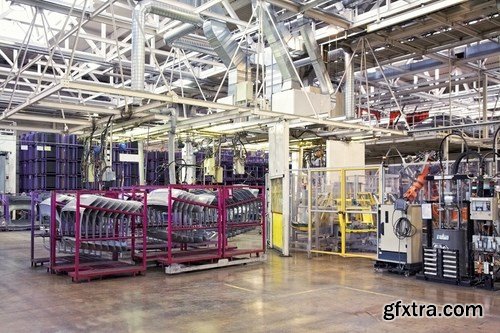 Robots in a car plant - 25 UHQ JPEG