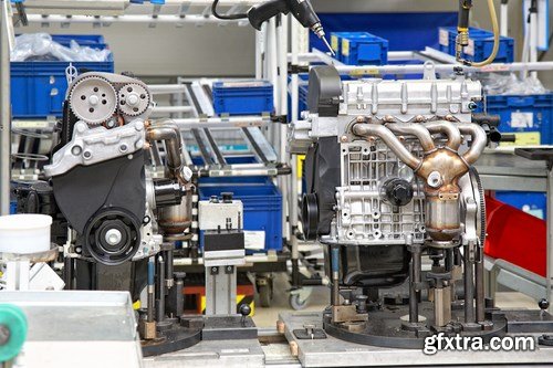 Robots in a car plant - 25 UHQ JPEG