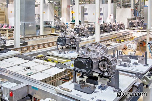 Robots in a car plant - 25 UHQ JPEG