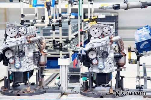 Robots in a car plant - 25 UHQ JPEG