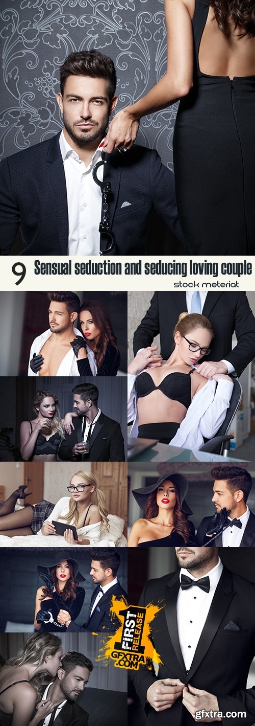 Sensual seduction and seducing loving couple