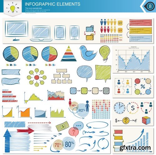 Infographic Elements Set 5X EPS