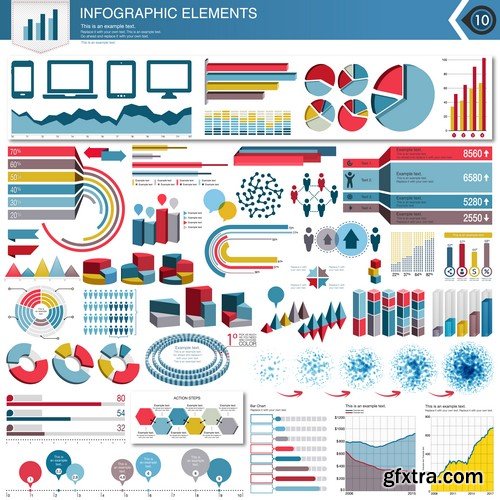 Infographic Elements Set 5X EPS