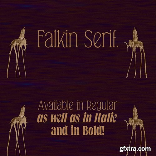 Falkin Font Family - 8 FONTS $199