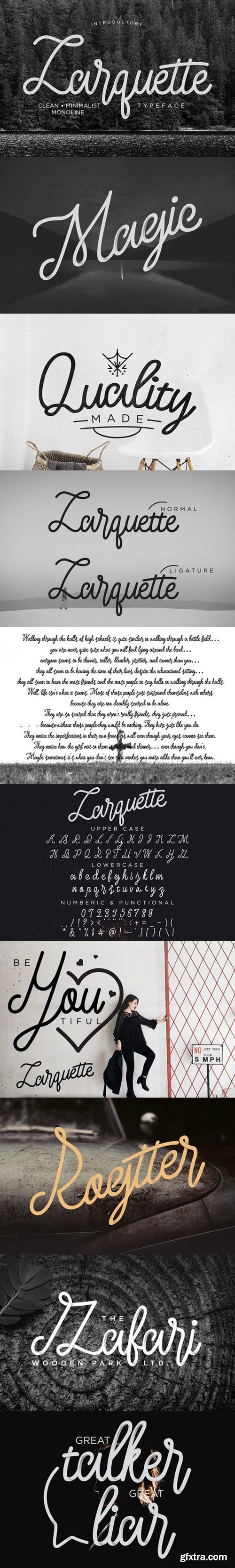 CM - Larquette Typeface 845707