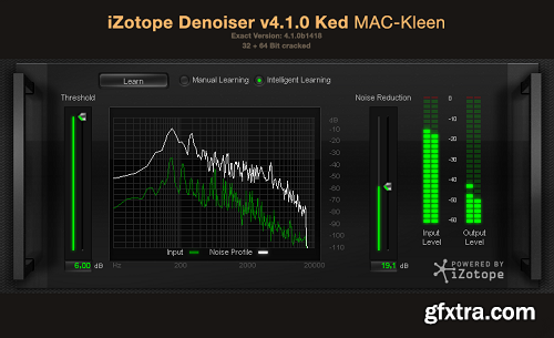 iZotope Denoiser v4.1.0 AU MacOSX-Kleen