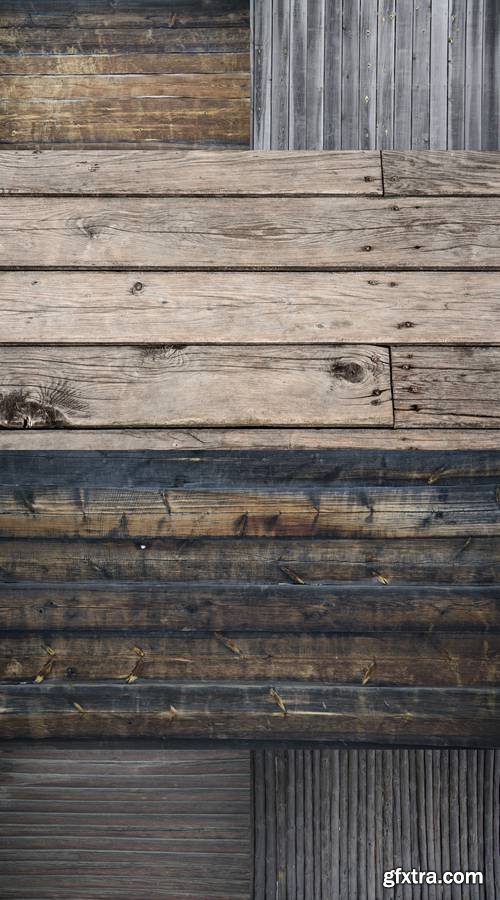 Background - Wall of Old Wooden House