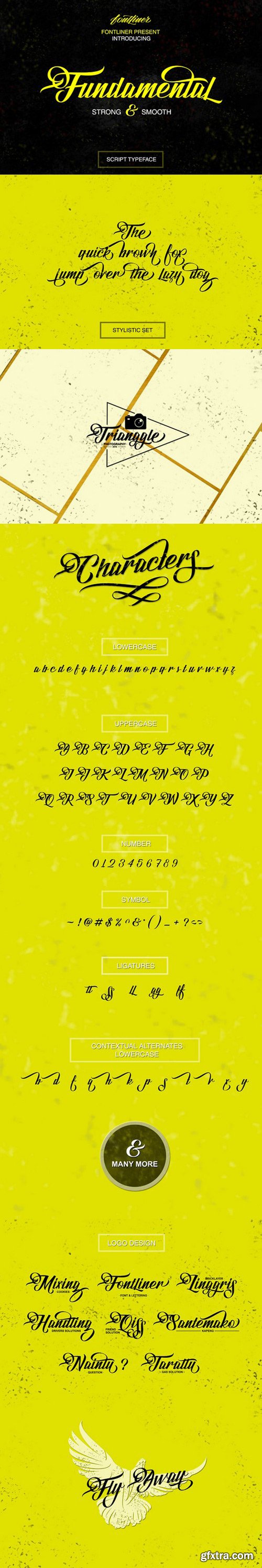 CM - Fundamental Script Font 849135