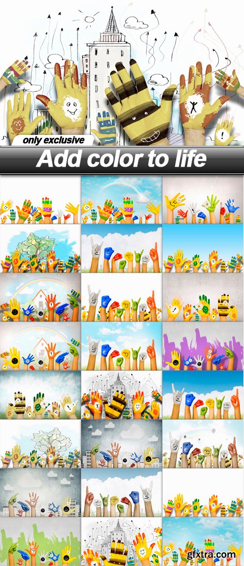 Add color to life - 25 UHQ JPEG