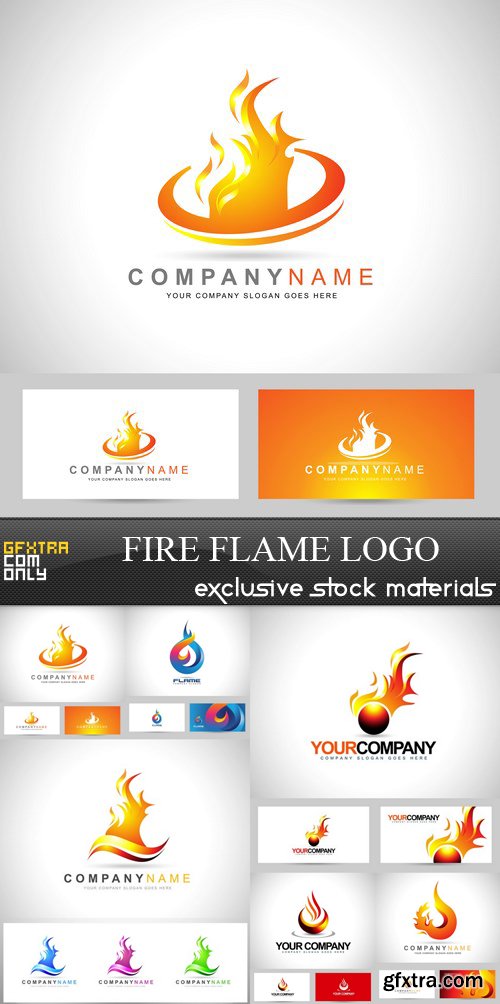 Fire Flame Logo - 6 EPS