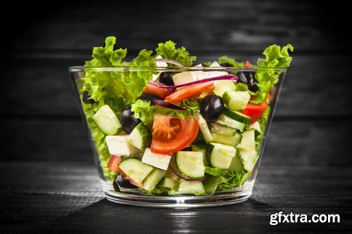 Fresh Salad - 27xUHQ JPEG