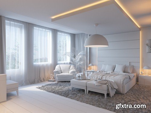 Bedroom design 2 - 5 UHQ JPEG