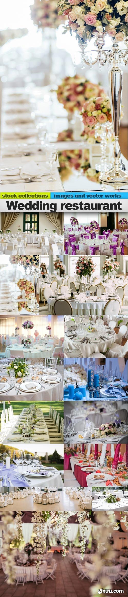 Wedding restaurant, 15 x UHQ JPEG