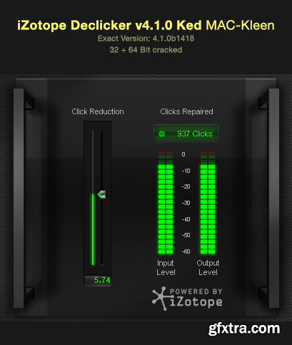 iZotope Declicker v4.1.0 AU MacOSX-Kleen