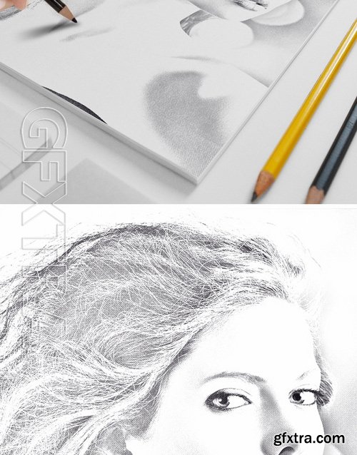 GraphicRiver - Sketch Art Photo Action 17444626