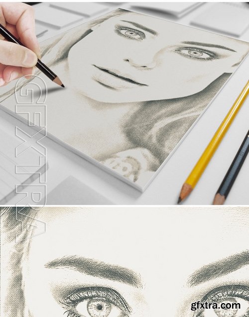 GraphicRiver - Sketch Art Photo Action 17444626