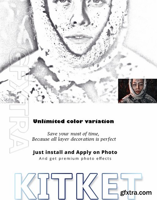 GraphicRiver - Sketch Art Photo Action 17444626