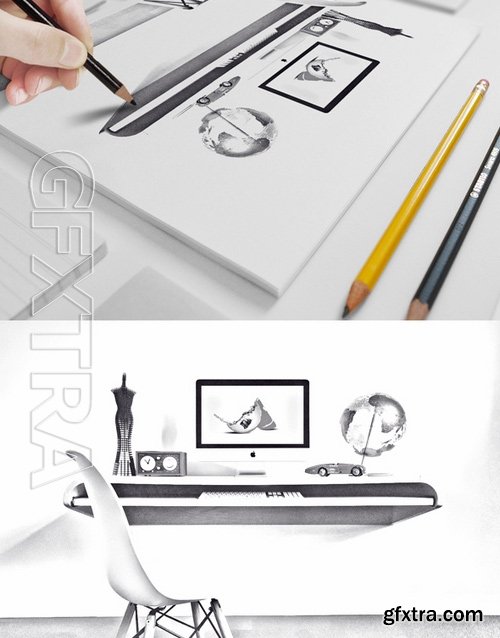 GraphicRiver - Sketch Art Photo Action 17444626