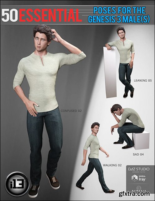 i13 50 Essential Poses for the Genesis 3 Male(s)