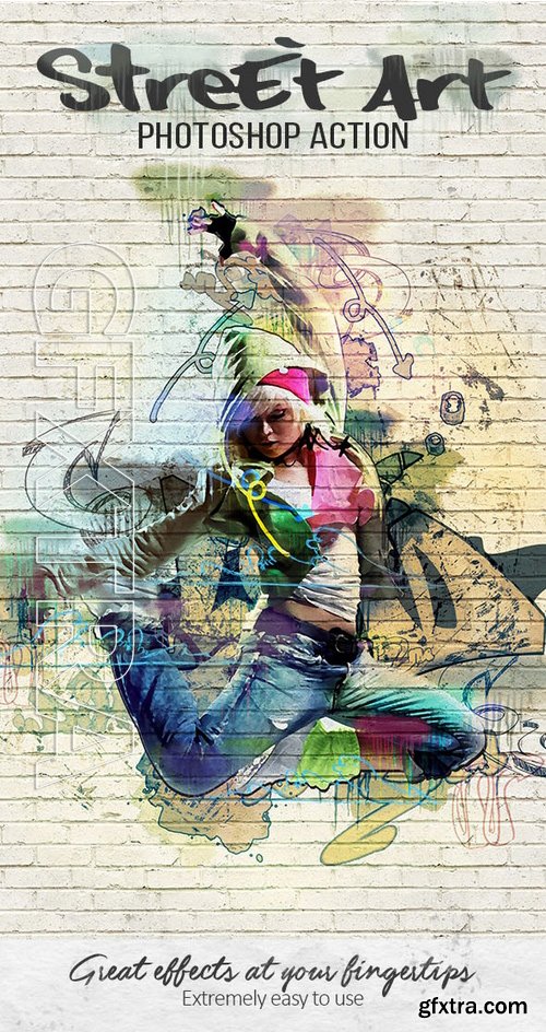 GraphicRiver - Street Art Photoshop Action 17440734