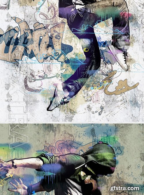 GraphicRiver - Street Art Photoshop Action 17440734