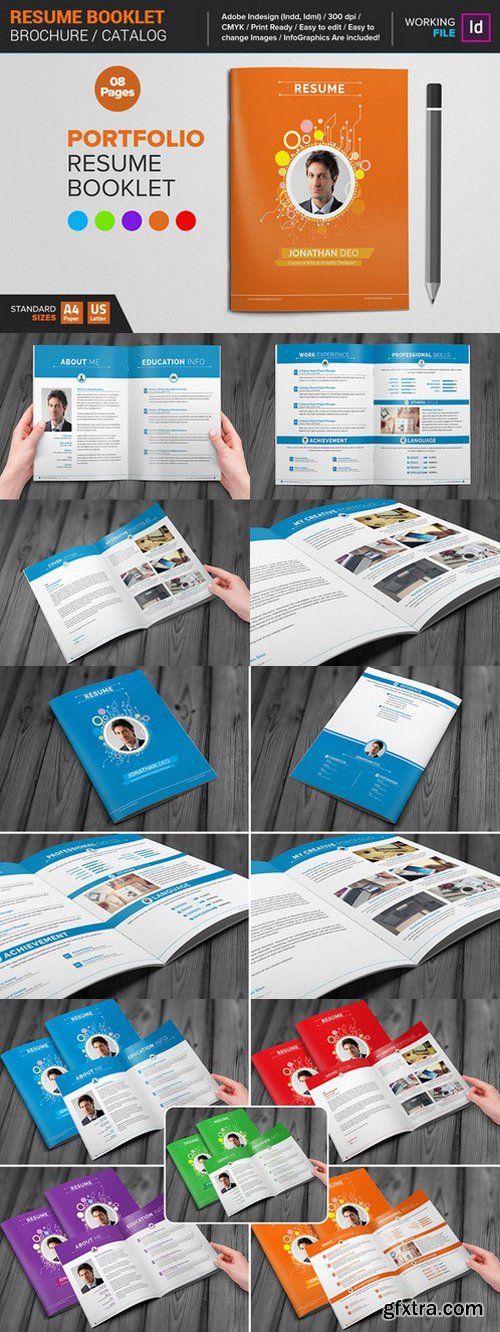 CM - Resume Booklet Template 837765