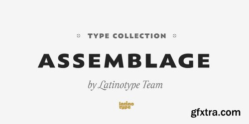 Assemblage Font Family - 9 Fonts $99