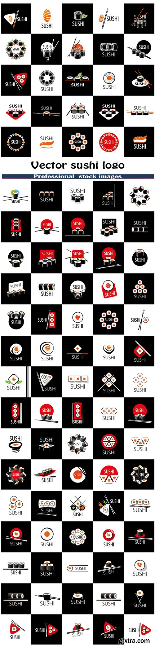 Vector sushi logo