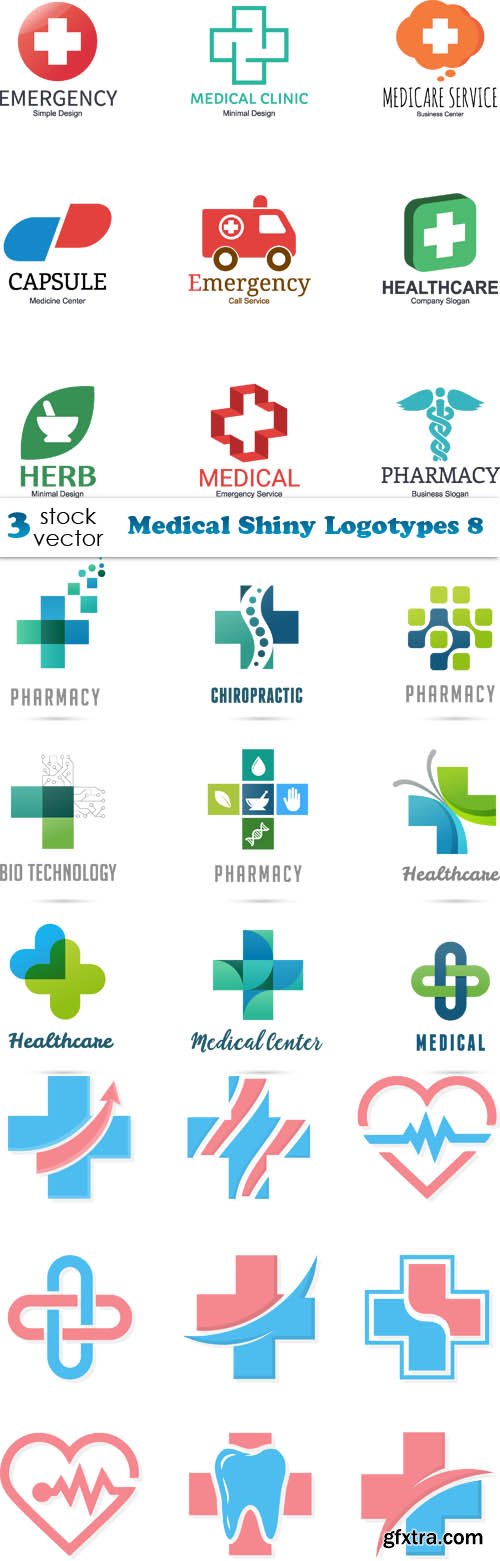 Vectors - Medical Shiny Logotypes 8