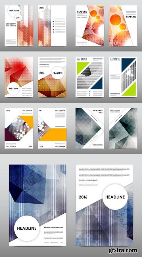 Brochure Layout Template Flyer Design Vector