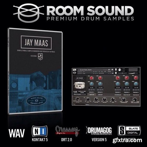 Room Sound Jay Maas Signatures Series Drum Library MULTiFORMAT-PiRAT