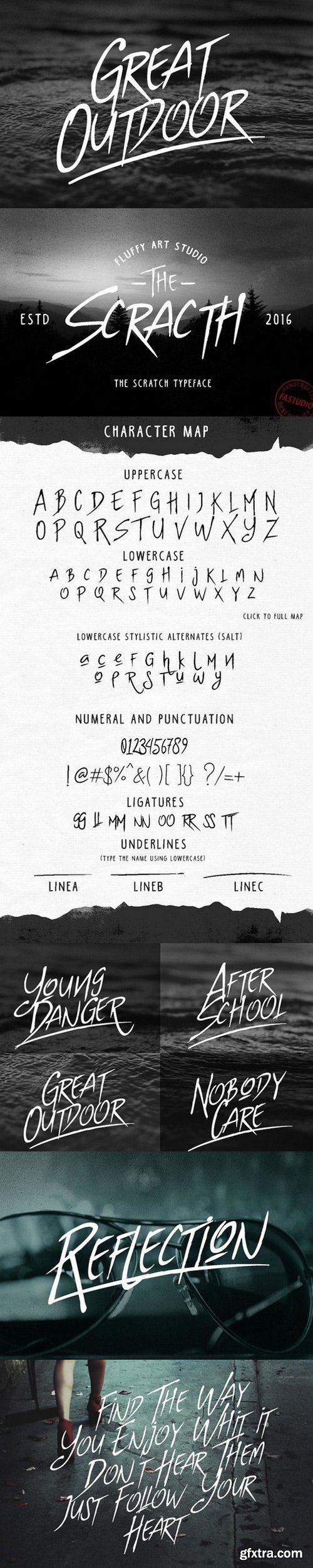 CM - SCRATCH Typeface 847963