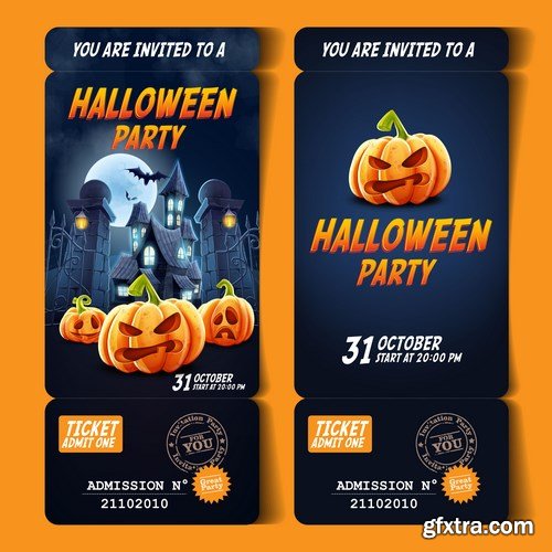 Halloween Party Design Elements - 20xEPS