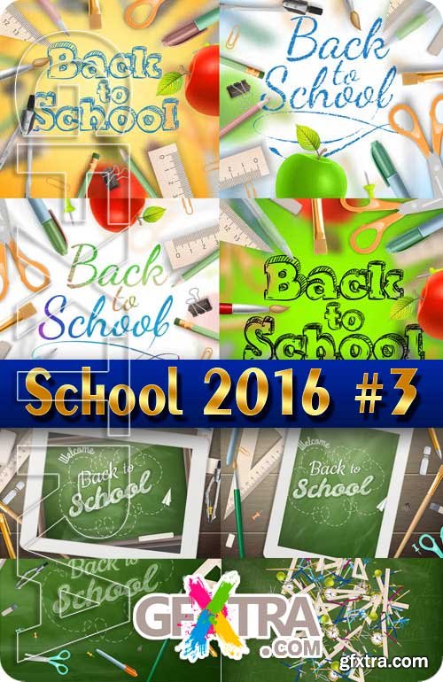 Back to School 2016 #3 - Stock Vector