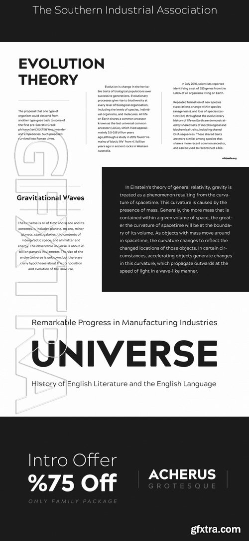 Acherus Grotesque Font Family - 16 Fonts $180