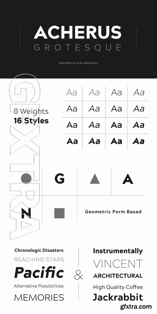 Acherus Grotesque Font Family - 16 Fonts $180