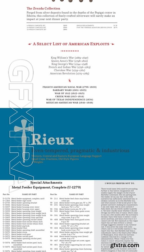 Rieux Font Family - 6 Fonts $150