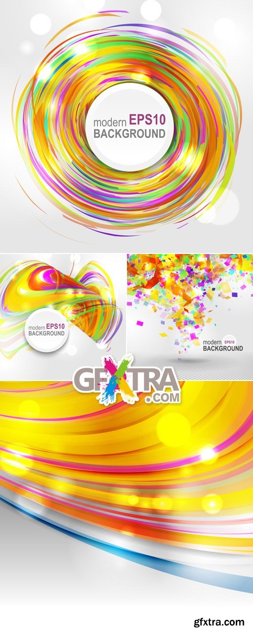 Modern Abstract Backgrounds Vector 2